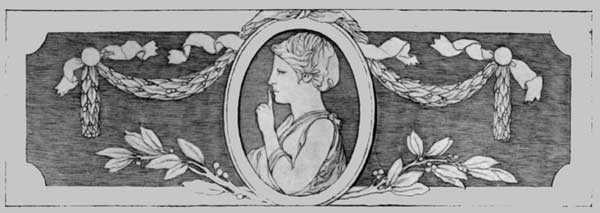 Plate 49.—Panel from back of Riesener's bureau, made
for Stanislas Leczinski, with figure of Secrecy.

