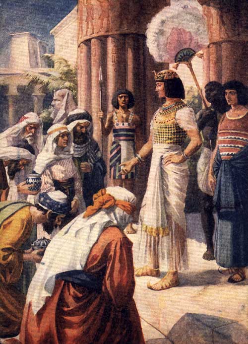 Joseph as Ruler of Egypt speaks to his brothers.