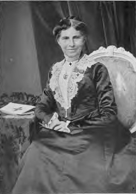  CLARA BARTON From a photograph taken in St. Petersburg in July, 1902, showing the
decorations conferred upon her by the Czar and the Empress Dowager