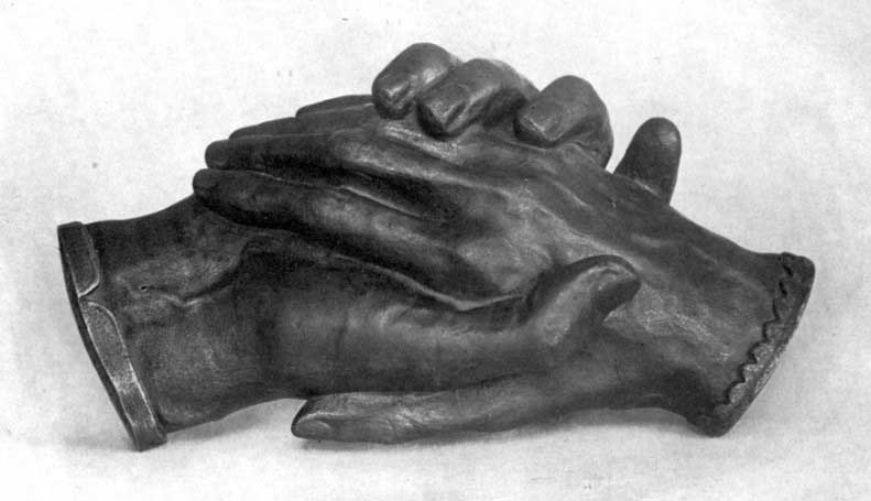 The Clasped Hands of Robert and Elizabeth Barrett Browning