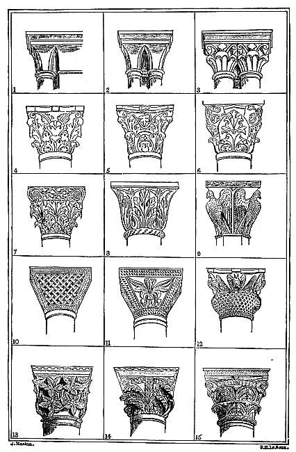BYZANTINE CAPITALS. CONCAVE GROUP.
