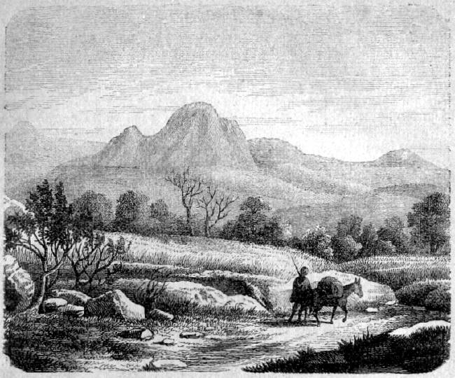 Landschaft in der Provinz Wochni (Westabessinien)