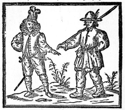 velvet breeches and cloth breeches, 1592.