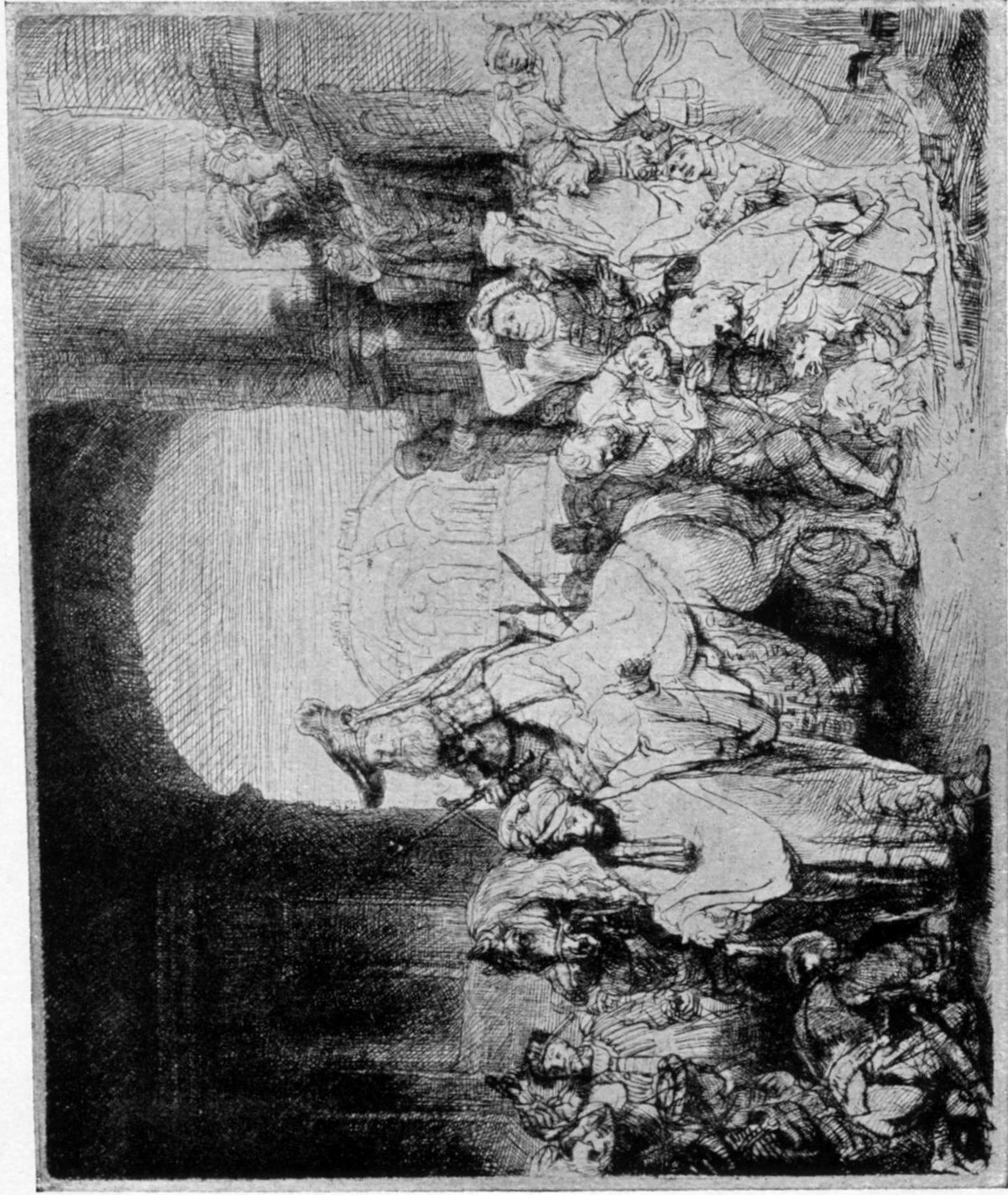 172. THE TRIUMPH OF MORDECAI. (1640, or later.) B. 40 172. THE TRIUMPH OF MORDECAI. (1640, or later.) B. 40