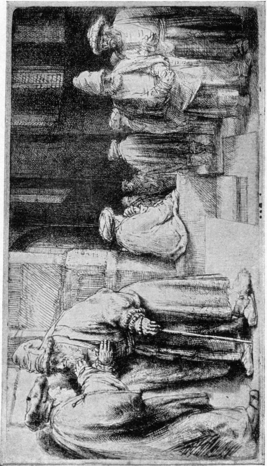 234, I. JEWS IN SYNAGOGUE. 1648. B. 126 234, I. JEWS IN SYNAGOGUE. 1648. B. 126