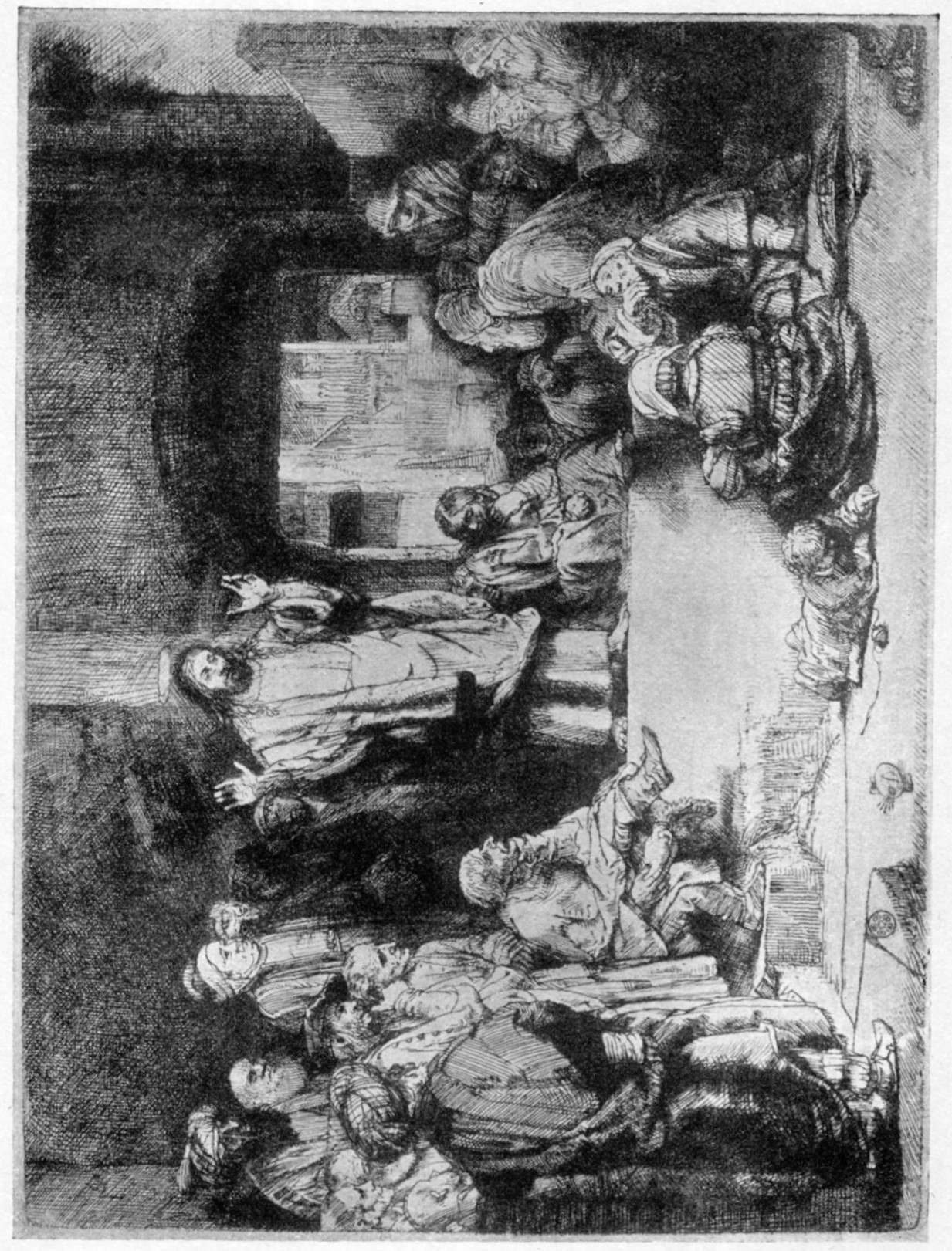 256. CHRIST PREACHING (“LA PETITE TOMBE”). 1652 B. 67 256. CHRIST PREACHING (“LA PETITE TOMBE”). 1652 B. 67