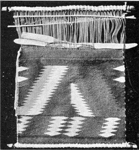 A miniature Indian loom