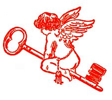 Cupid on a key