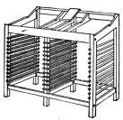 Fig. 20. Double Stand with Galley Rest between working
cases.