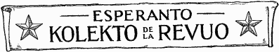 Esperanto--Kolekto de la Revuo.