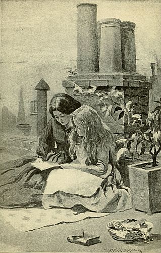 "Seated on the Crystal Carpet Were Two Girls."   Page 179