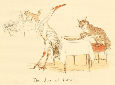 The Fox at home.