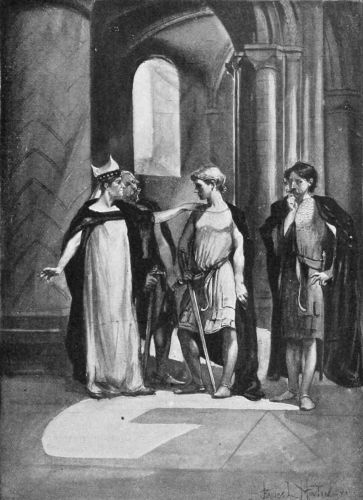 SIR ECTOR TOOK ARTHUR TO THE ARCHBISHOP AND TOLD HIM ALL.