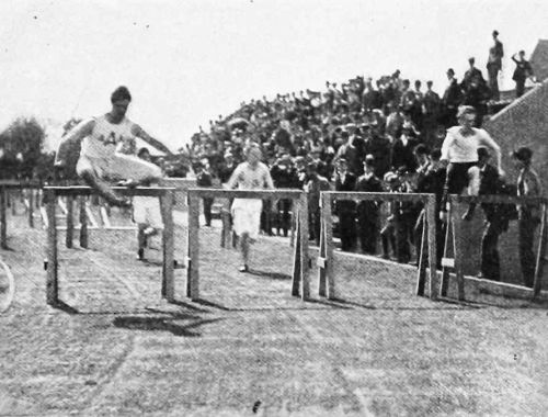 120-YARD HURDLE RACE, ANDOVER-WORCESTER GAMES