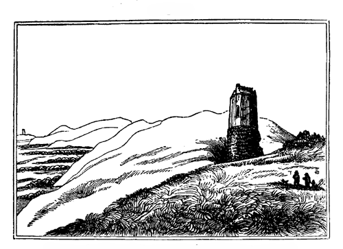 Tower of the buried Church of Eccles, Norfolk.