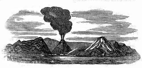 Cone and crater of Barren Island.
