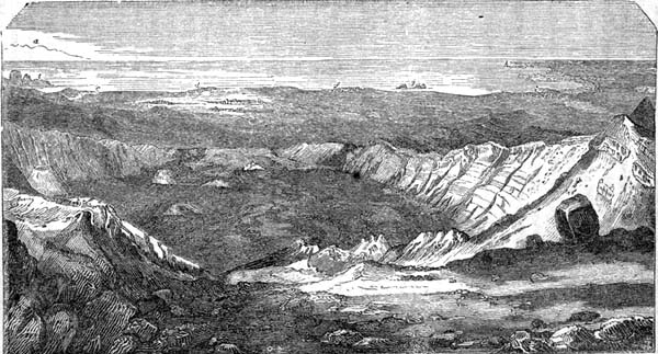 VIEW OF THE VAL DEL BOVE, ETNA,