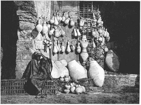 A SELLER OF WATER-JUGS, CAIRO. From a photograph by
Sebah, Cairo