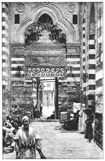 PORCH OF EL AZHAR From a photograph by Sebah, Cairo