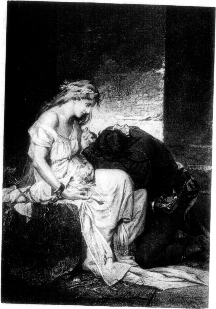 FAUST AND MARGARET IN PRISON.
