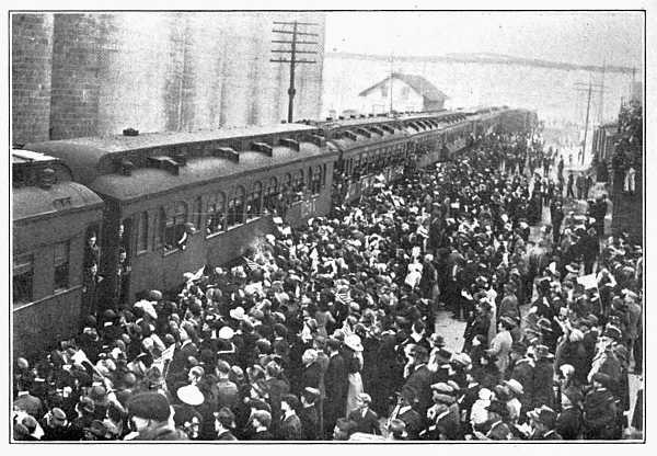 ARRIVAL IN KANSAS CITY, MAY 5, 1919.
