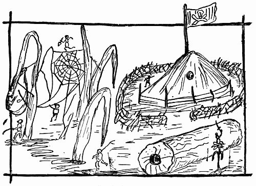 The Boy's Illustration.
Fig. 19.—Fort Spinder as the Boy saw it.