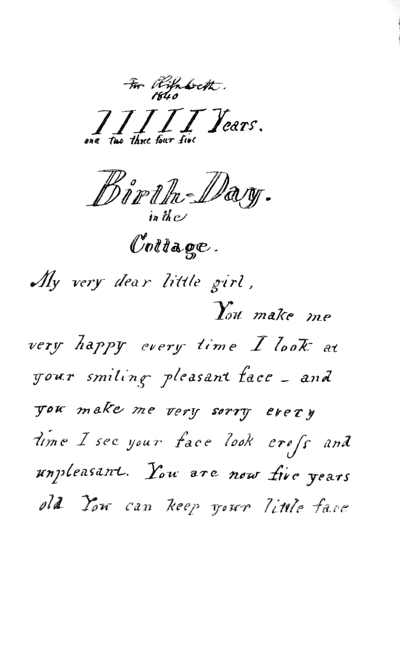 Page 2 of letter for Elizabeth Alcott 1840