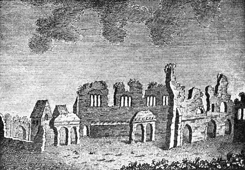 View taken by Buck in 1730
RUINS OF GRACE-DIEU