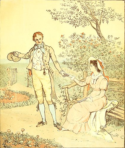 Man holding lady's hand