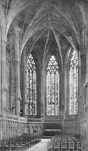 LADY CHAPEL, LICHFIELD CATHEDRAL