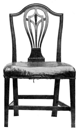 MAHOGANY CHIPPENDALE CHAIR. ABOUT 1740.