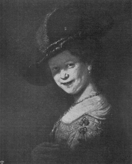 Abb. 40. Erstes Bildnis von Rembrandts späterer Gattin Saskia van Ulenburgh