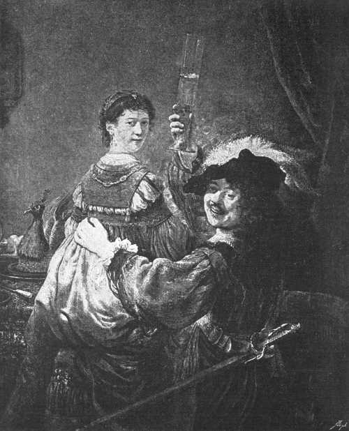 Abb. 55. Rembrandt und seine Frau
