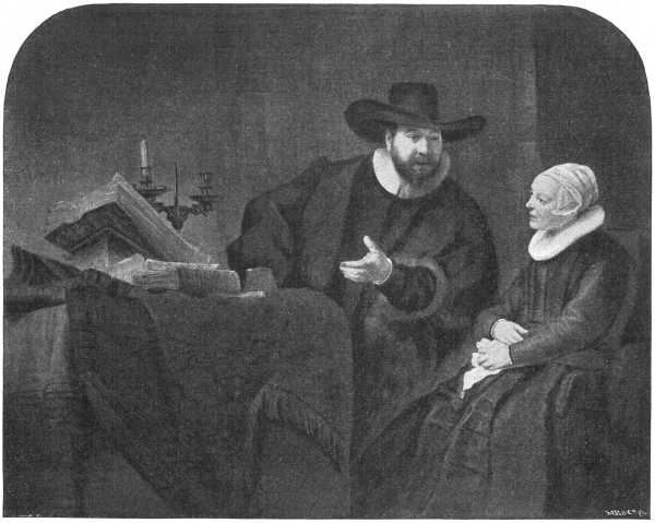Abb. 107. Der Mennonitenprediger Cornelis Claes Anslo und eine Witwe