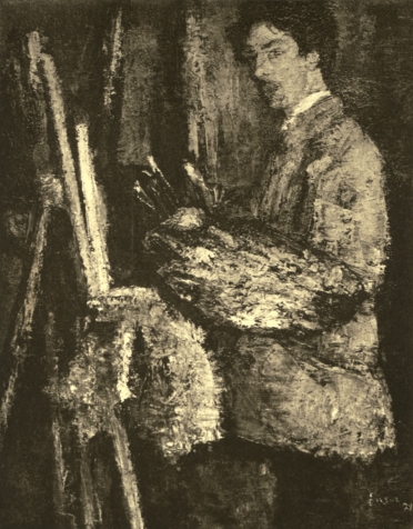 Portrait de James Ensor en 1875.