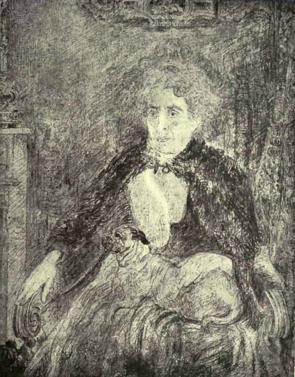 La Mère du Paintre—1889. Dessin. (Collection Robert Goldschmidt)