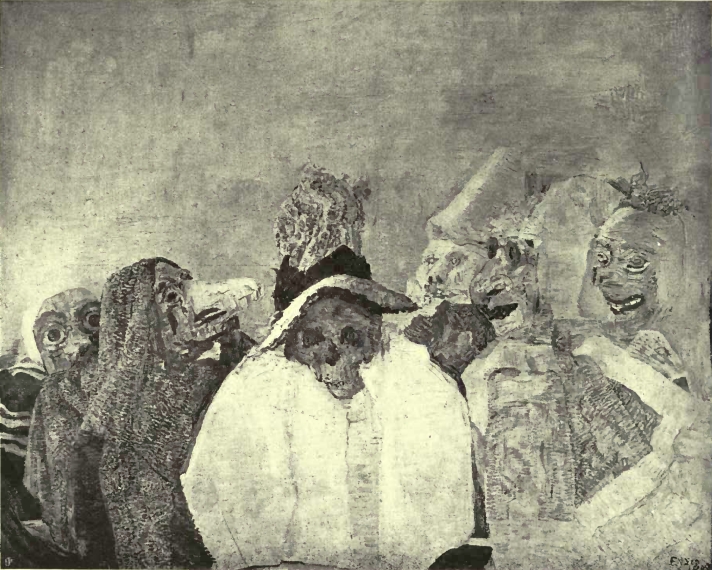 Masques devant la Mort—1888. (Collection Ernest
Rousseau)