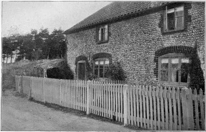 MR. AND MRS. EDWARDS'S FIRST HOME AFTER MARRIAGE,
OULTON-NEXT-AYLSHAM, NORFOLK