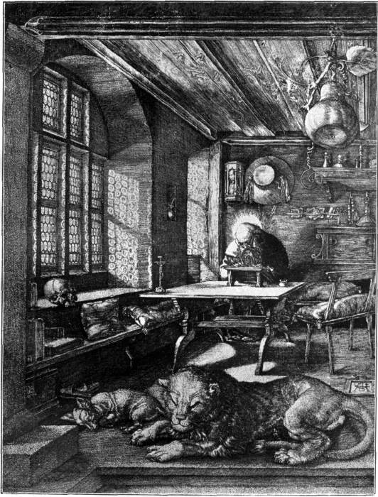 Illustration: Albrecht Dürer. Hieronimus