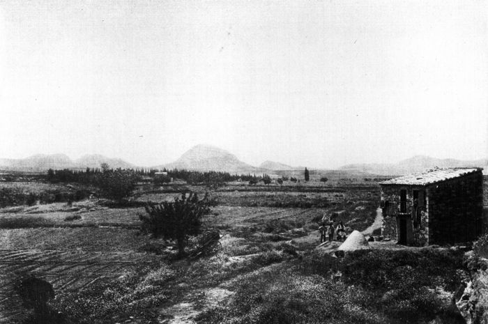 Scene near Corinth, the Acro-Corinthus in the Distance