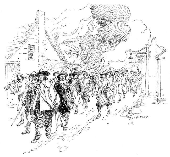 The Burning of Jamestown.