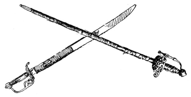 Brewster's and Standish's Swords.