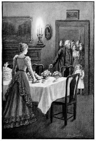 “At the Head of a Long Table stood Helen Dayton”