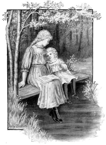 “With the Book upon her Lap, and one Arm around her Little Sister” Page 24