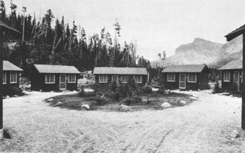 HOUSEKEEPING CABINS AT MANY GLACIER CAMPGROUNDS