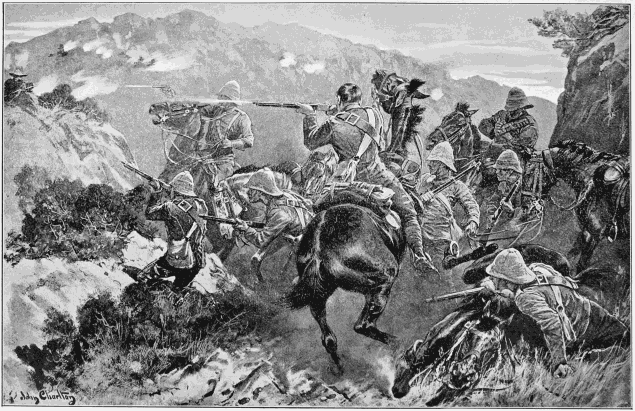A PICKET OF 13th HUSSARS SURPRISED NEAR THE TUGELA RIVER (HUSSAR HILL).