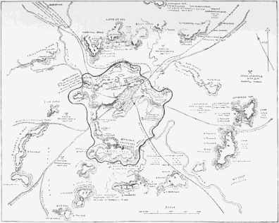 Plan of Ladysmith and Chronicle of Events. (From Drawing by W. T. Maud.)