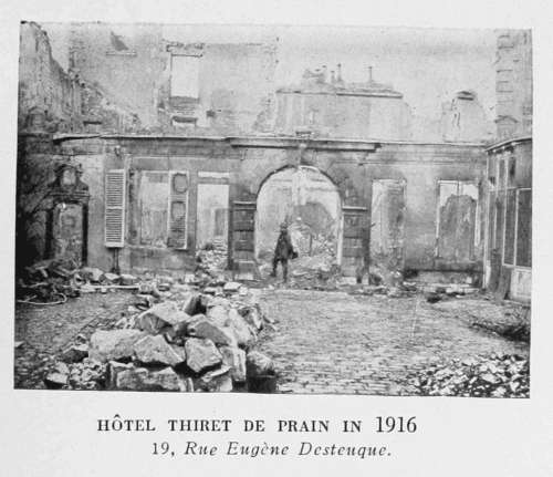 HTEL THIRET DE PRAIN IN 1916
19 Rue Eugne Desteuque.