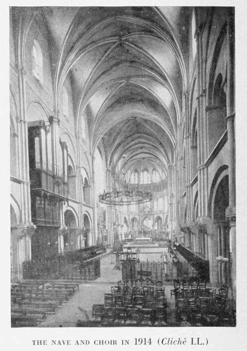 THE NAVE AND CHOIR IN 1914 (Clich LL.)