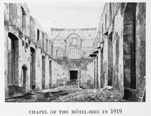 CHAPEL OF THE HTEL-DIEU IN 1919
